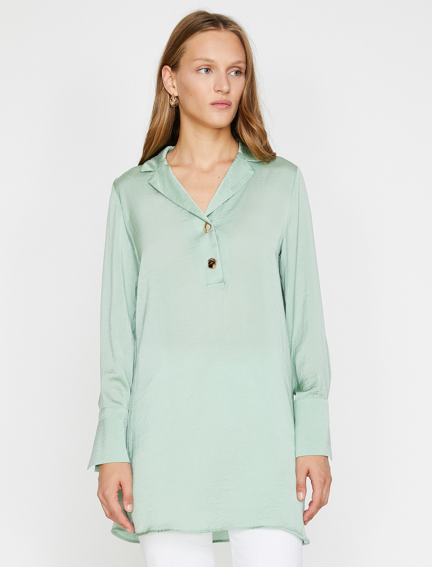 

Блузка Koton 0KAK68224PW-792  Green, Блузка Koton 0KAK68224PW-792 36 Green