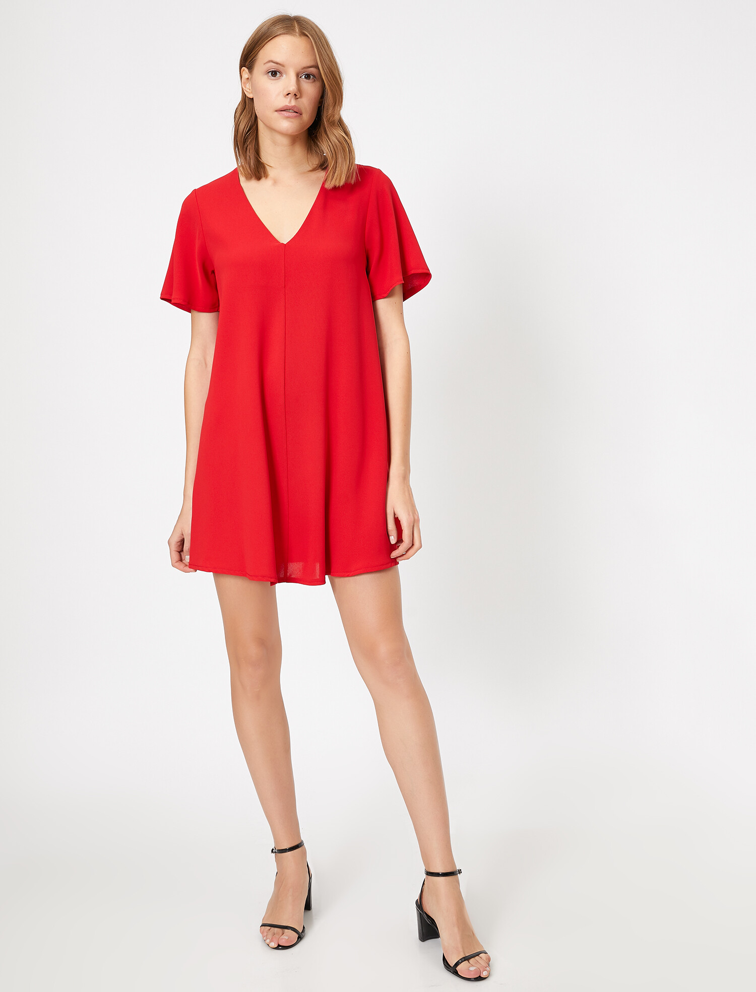 

Платье Koton 0KAK88878PW-420  Red, Платье Koton 0KAK88878PW-420 40 Red