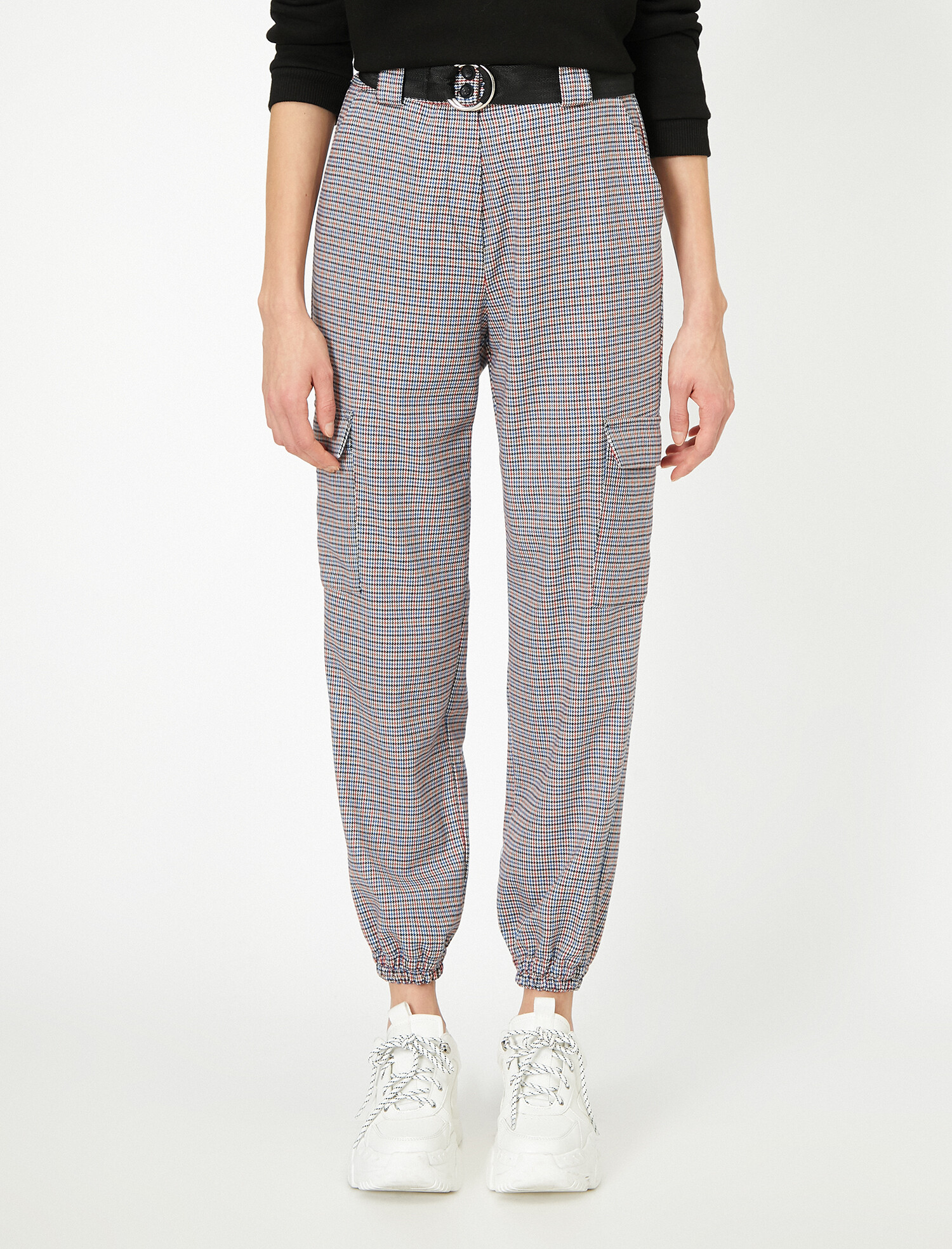 

Брюки Koton 0KAL48320OW-02O 38 Beige Check