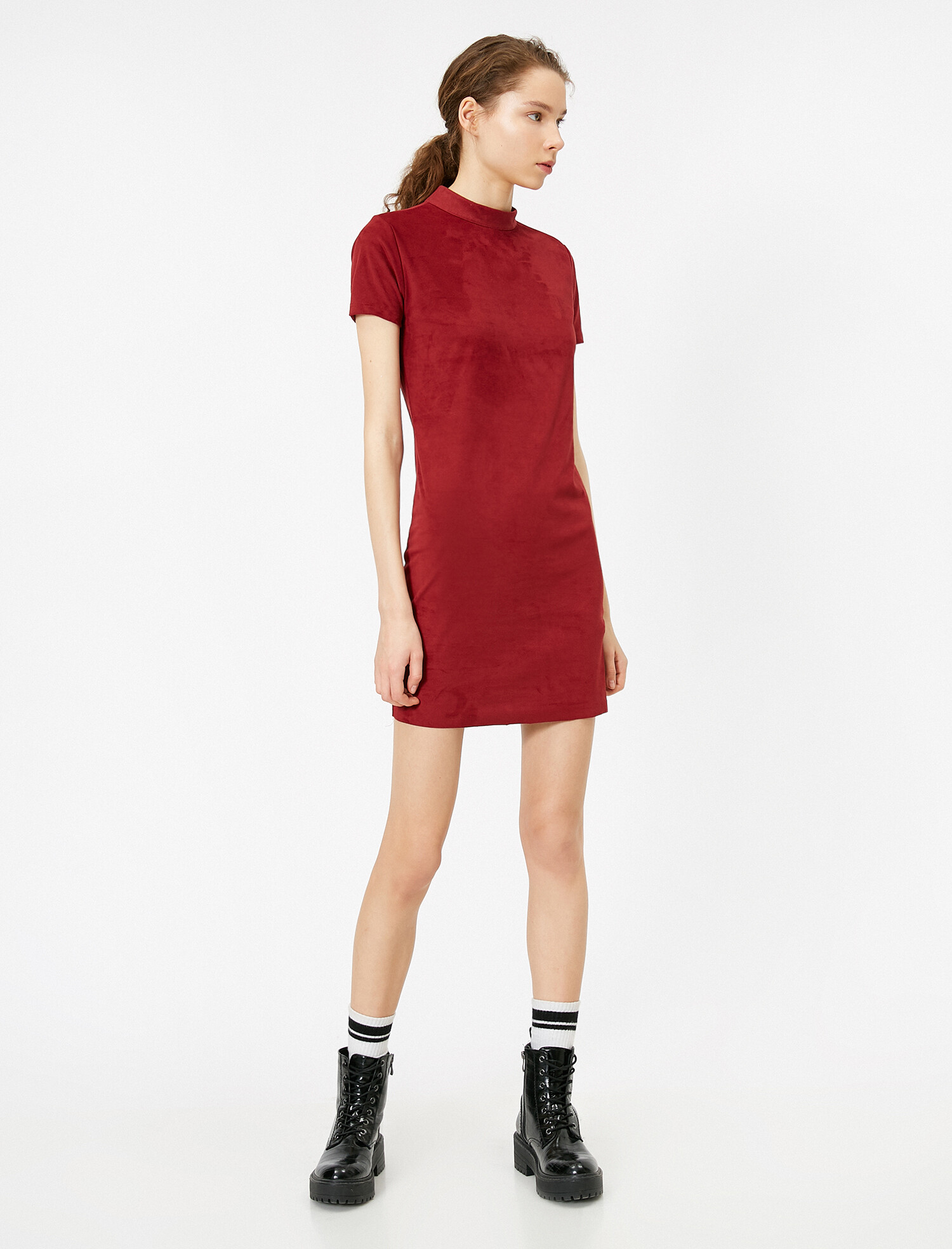 

Платье Koton 0KAL88127OK-485  Bordeux, Платье Koton 0KAL88127OK-485 XL Bordeux