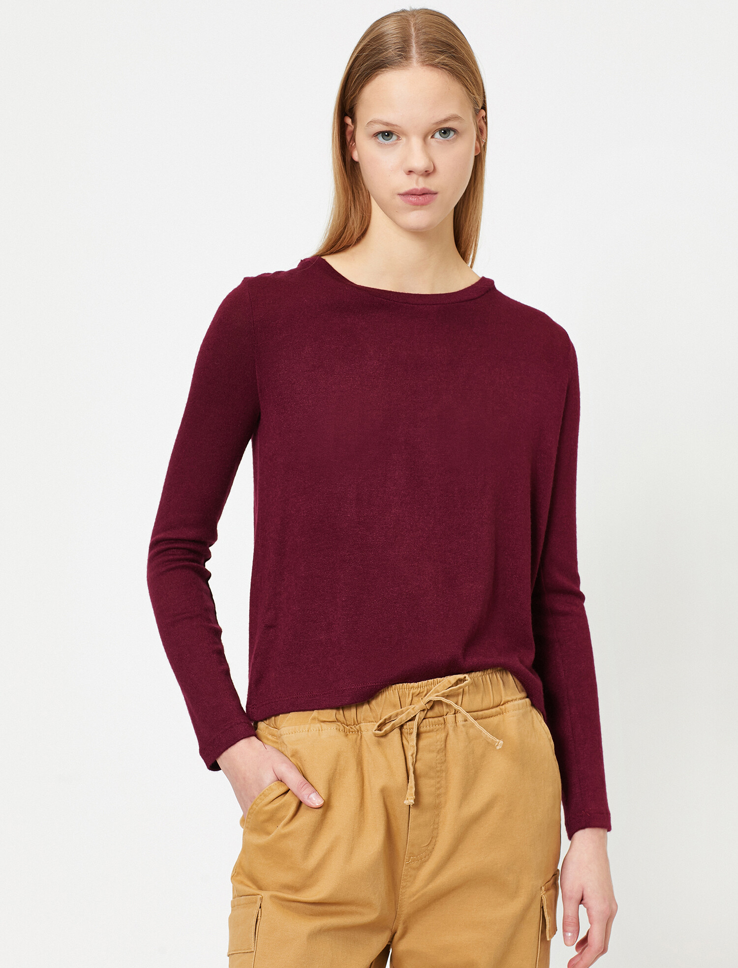 

Джемпер Koton 0KAL98232IK-376 S Aubergine