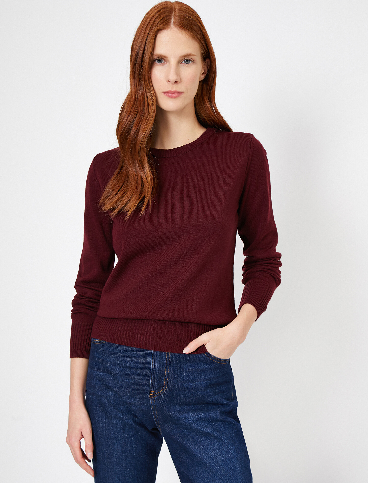 

Джемпер Koton 0KAK92120HT-491 L Burgundy
