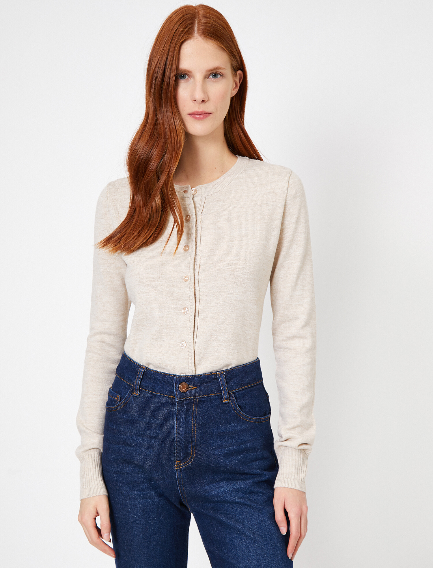

Кардиган Koton 0KAK92121HT-050 S Beige