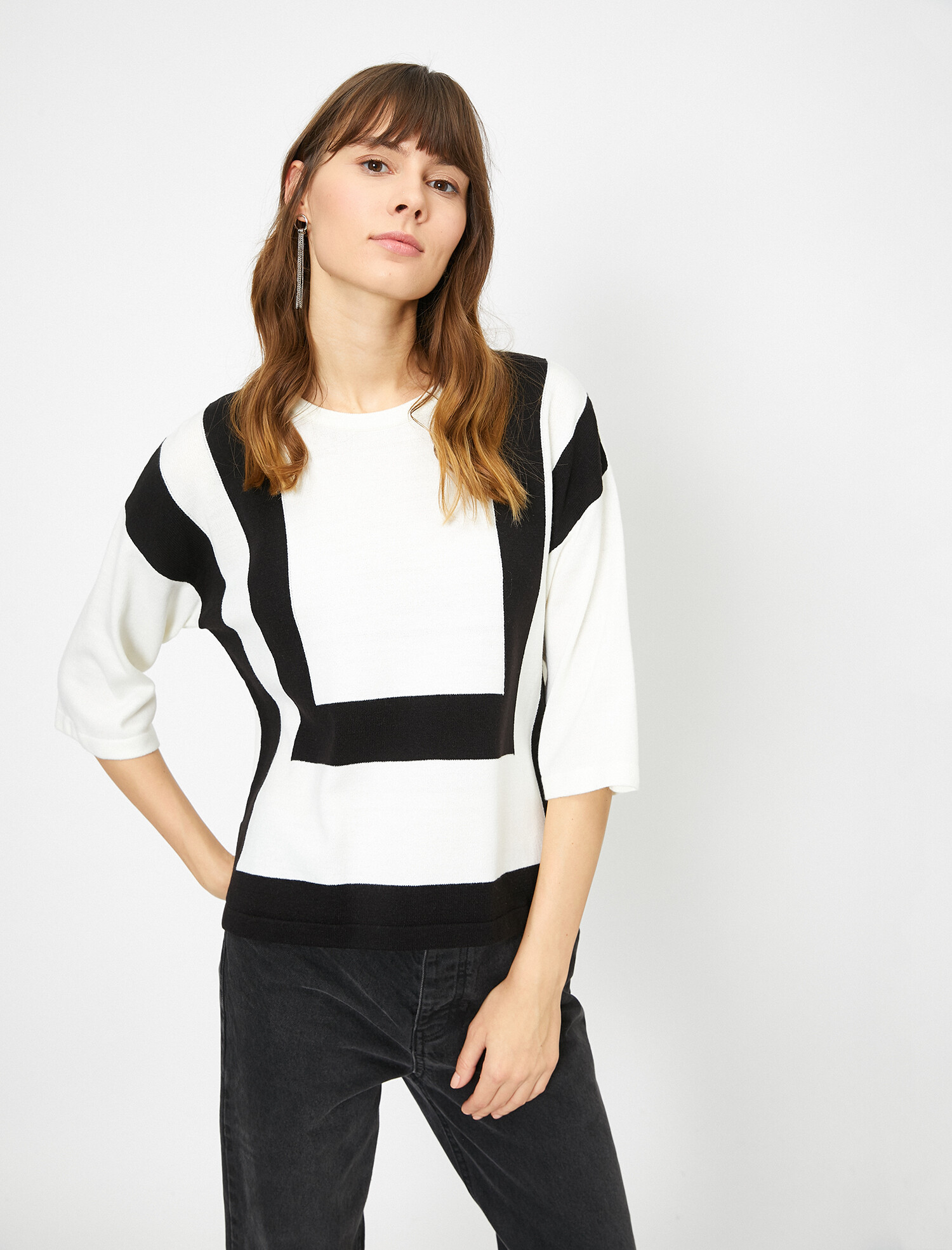 

Джемпер Koton 0KAK94865OT-38U M Black Design