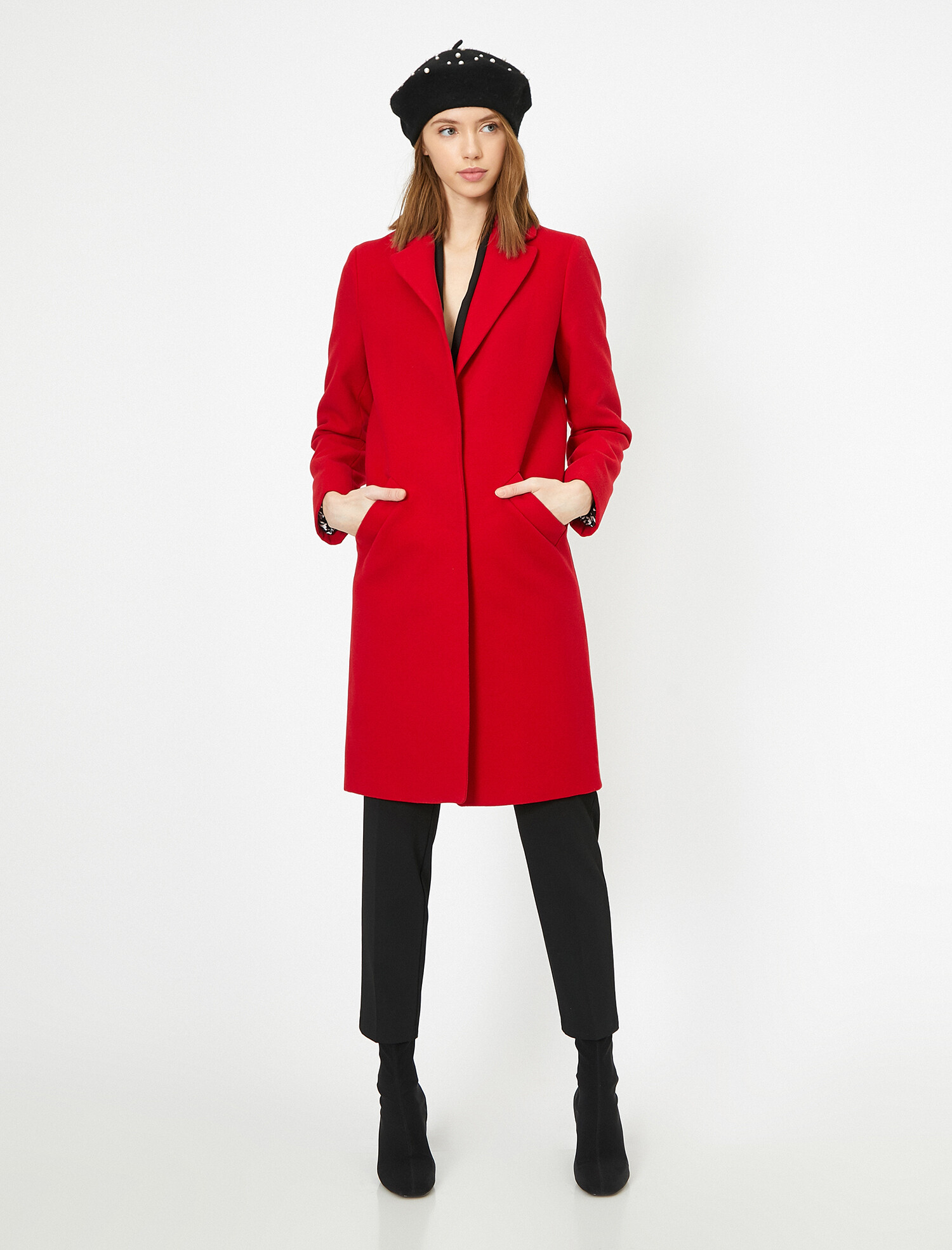 

Пальто Koton 0KAK06971EW-420 34 Red