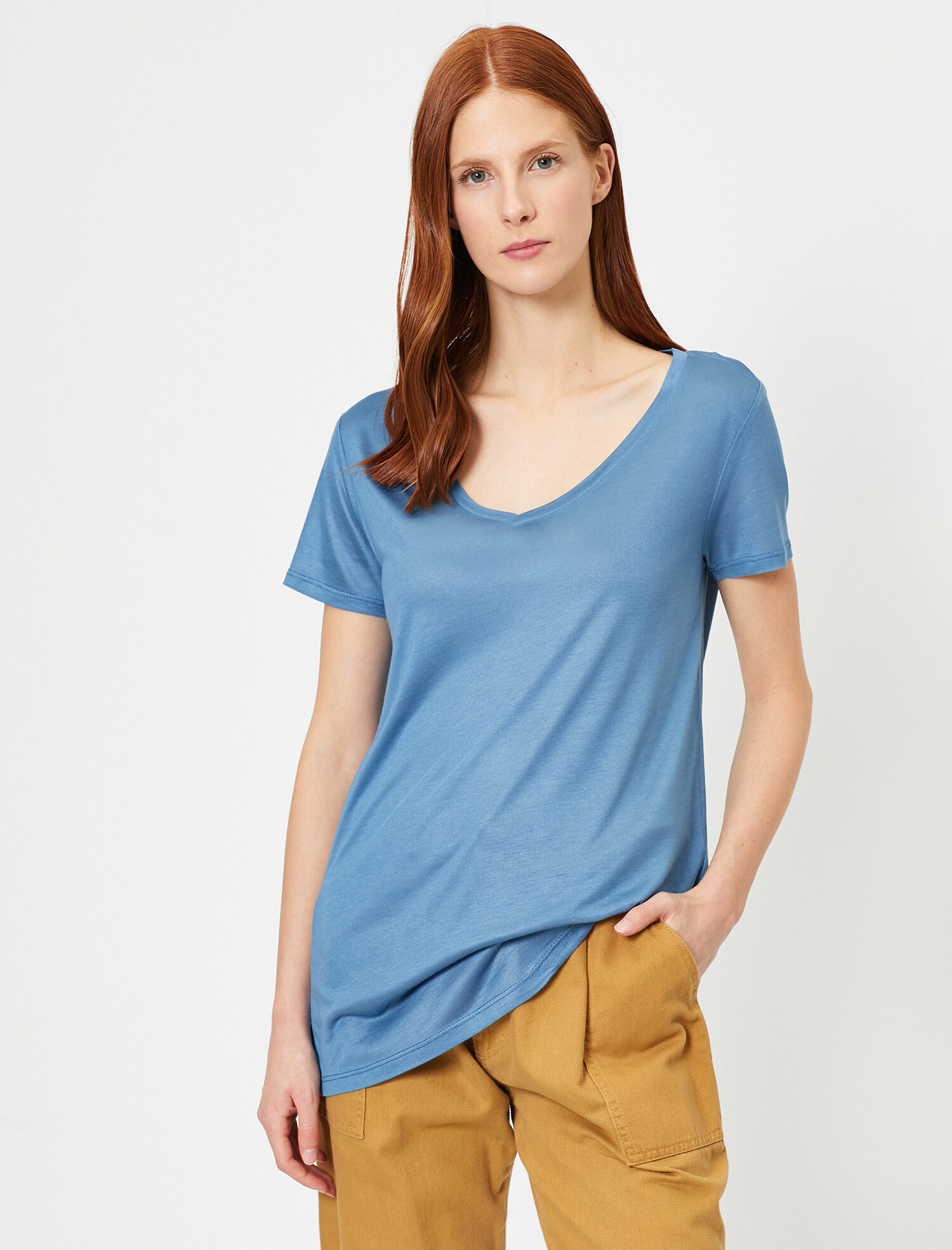 

Футболка Koton 0KAK13878YK-630  Blue, Футболка Koton 0KAK13878YK-630 XL Blue