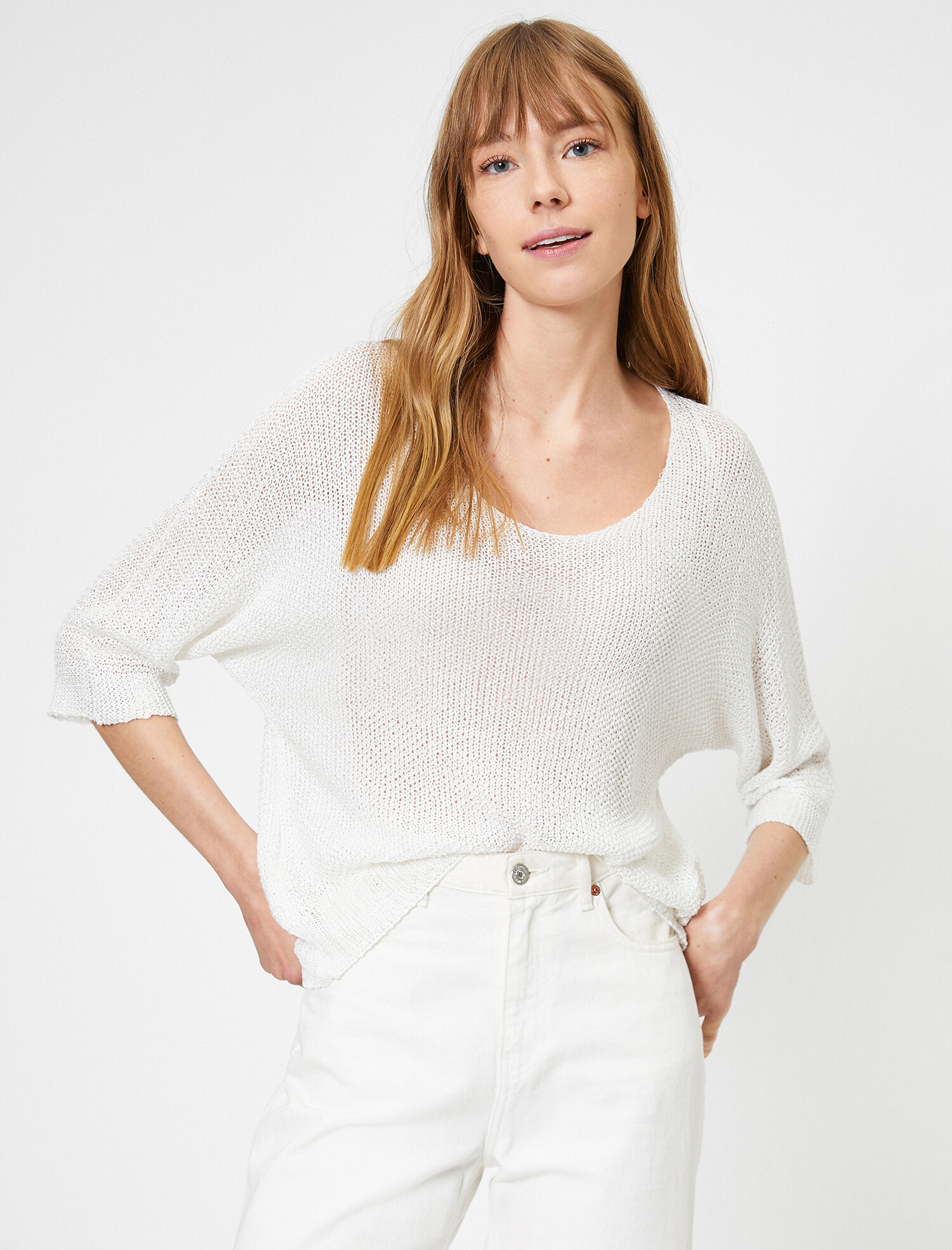

Джемпер Koton 0YAK93262OT-001  Off White, Джемпер Koton 0YAK93262OT-001 L Off White
