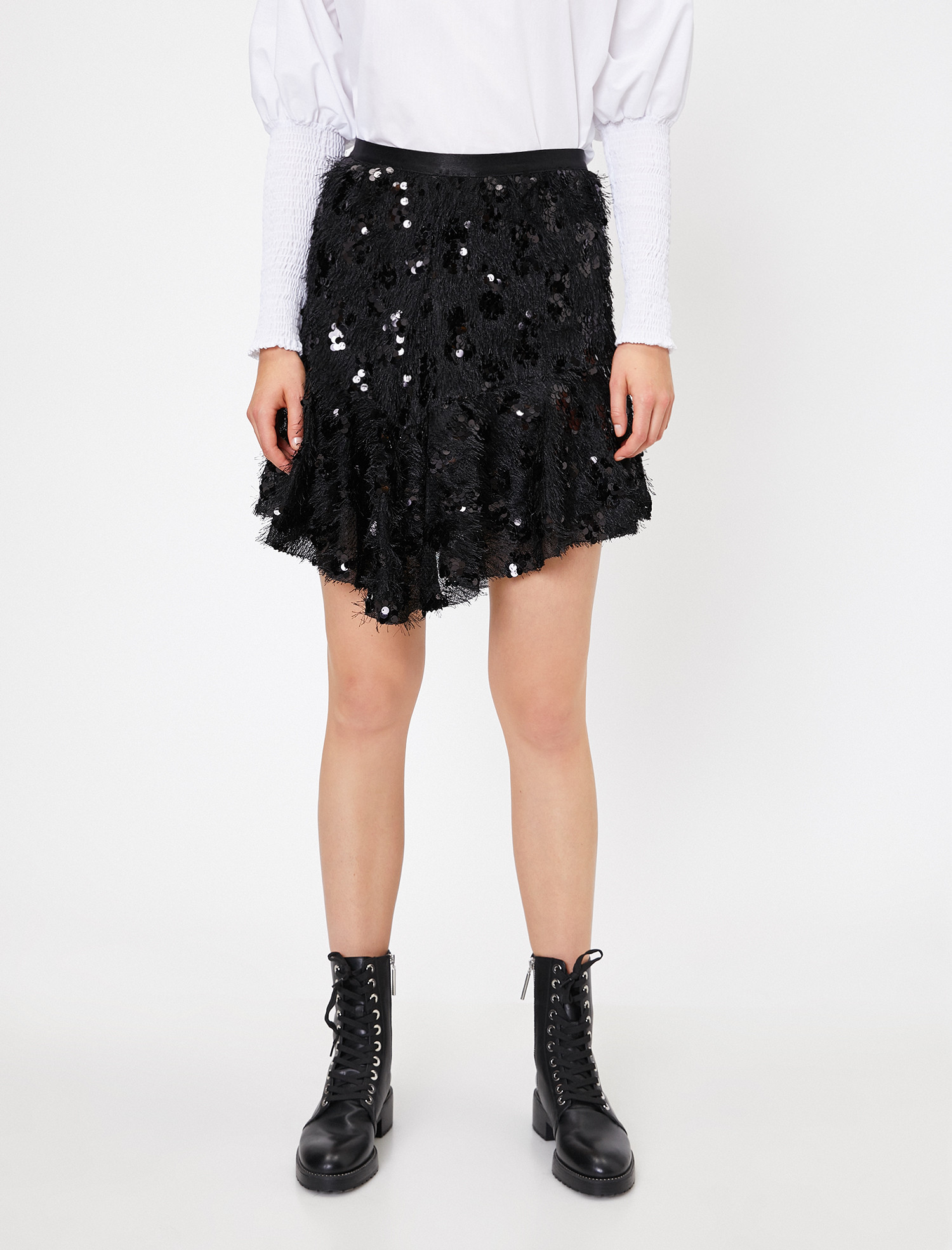 

Юбка Koton 0KAK73695EK-999  Black, Юбка Koton 0KAK73695EK-999 L Black