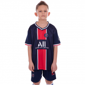 

Форма футбольная детская PSG NEYMAR 10 домашняя 2021 SP-Planeta CO-2508 р-р 22 Синий-красный (SKL025409)