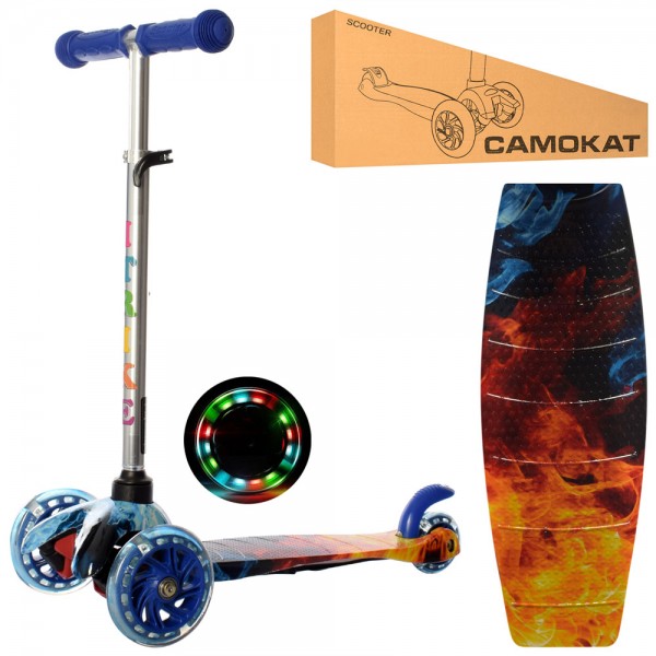 

Самокат iTrike BB 3-013-4-F-DBL Синий (BAM003218)