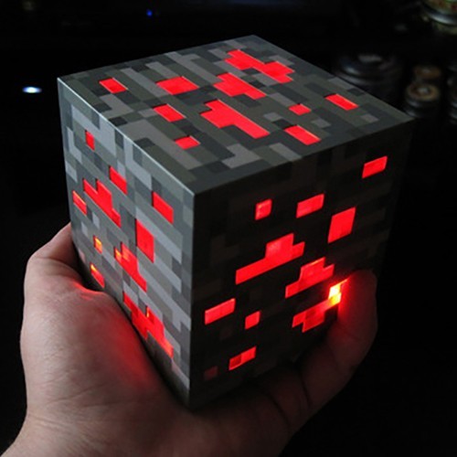 

Ночник Майнкрафт Jinx Minecraft Redstone 7.5 см с батарейками