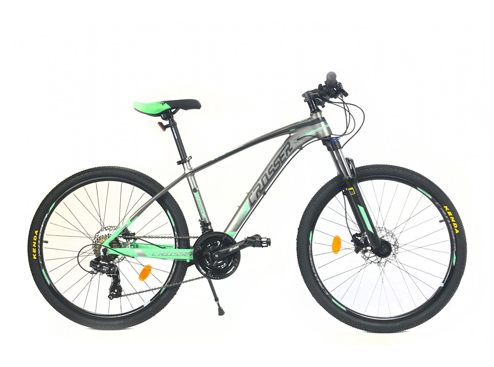 

Велосипед Crosser Х880 27,5" 17" Grey / Orange (27,5*Х880*17 (2*9))