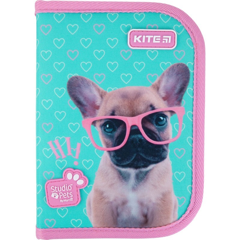 

Пенал Kite Education Studio Pets SP21-622, 1 відділення, 2 відвороти