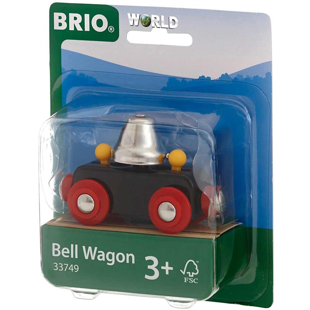

Вагон для железной дороги BRIO с сигнальным колокольчиком (33749)