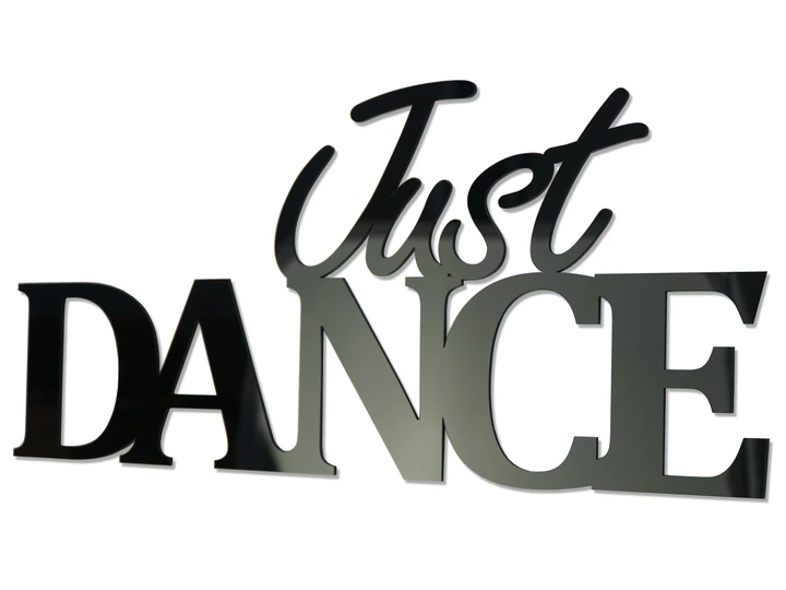 

Декоративная акриловая 3D наклейка JUST DANCE FLEXISTYLE интерьерная глянцевая