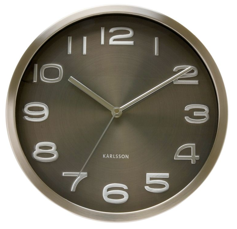 

Настенные часы Karlsson Maxie Steel Black KA4461