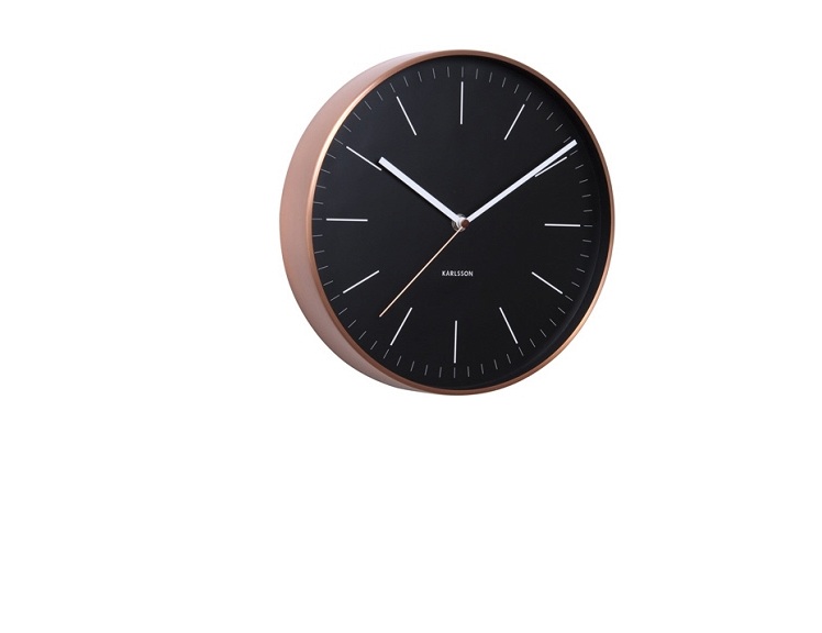

Настенные часы Karlsson Minimal Black