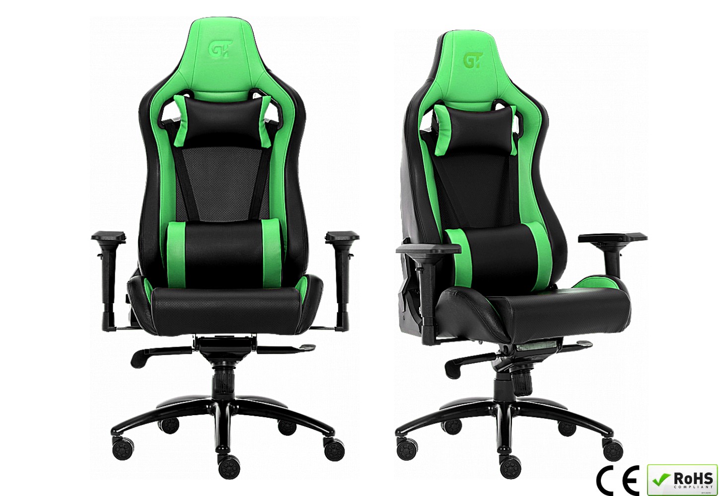 

Компьютерное Игровое Кресло Геймерское с MultiBlock для Геймера GT Racer X-0814 Черное / Зеленое