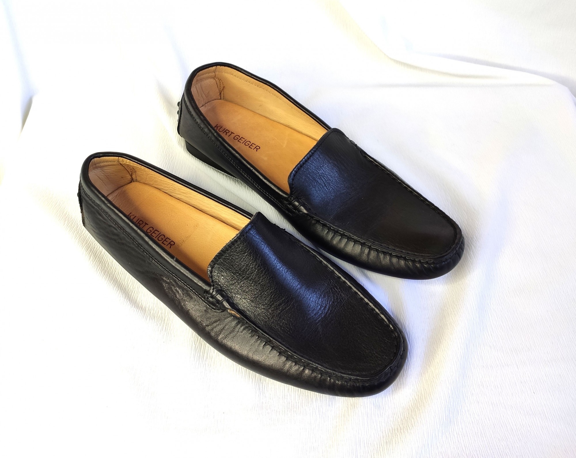 

​Мокасины Kurt Geiger 35½р EU36½ черные 20-00471
