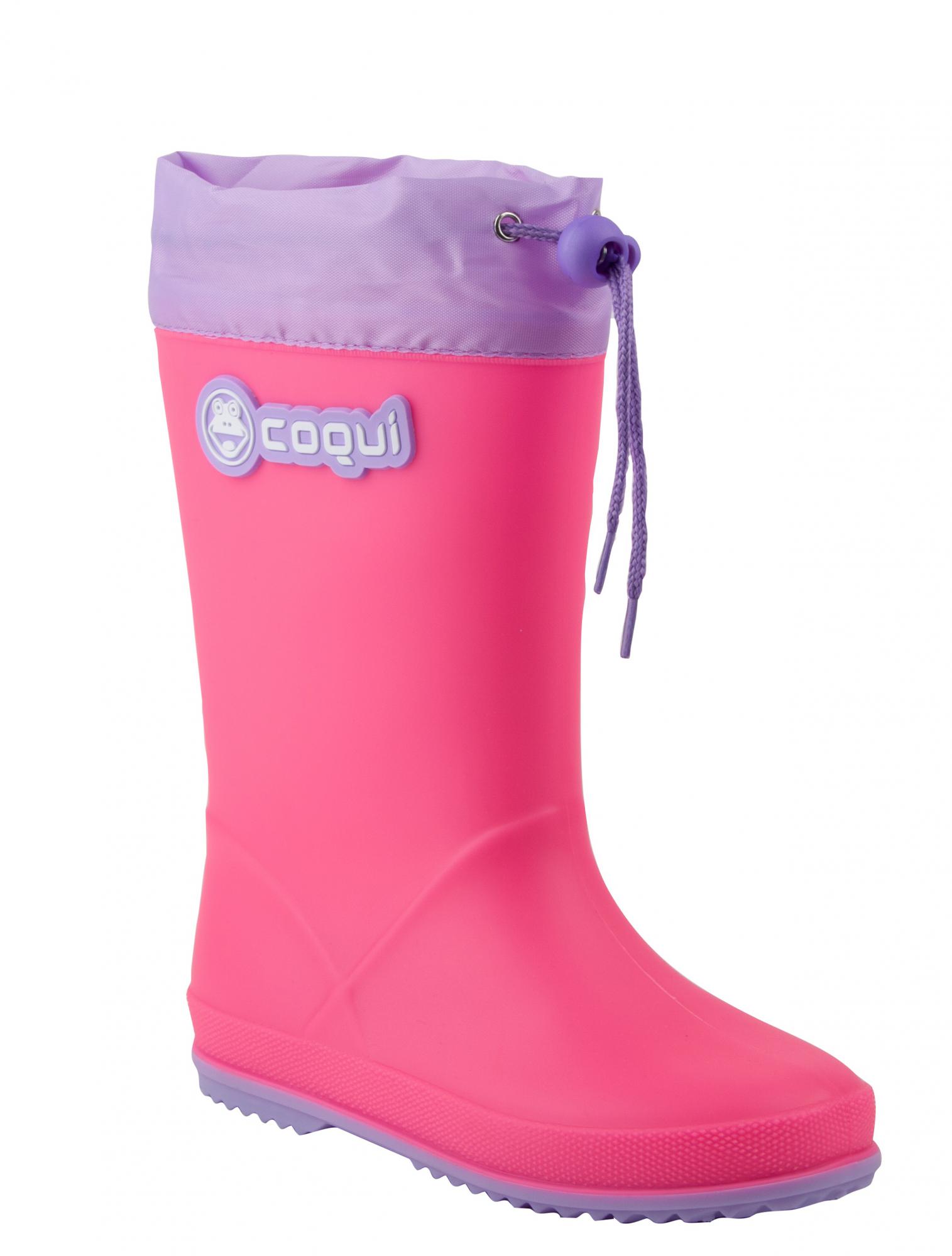 

Резиновые сапоги Coqui 8509 Rainy Collar 32 21 см Lt. fuchsia/Lt. Lila (8509_32_Fuchsia/Lila)