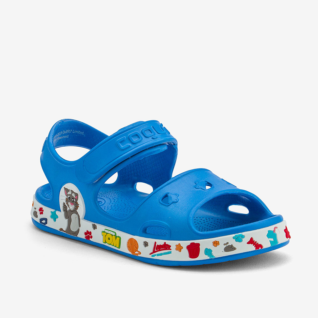 

Сандалии Coqui 8851 Fobee Talking Tom And Friends 26/27 17 см Sea blue/White (8851_26/27_Sea blue/Wh)