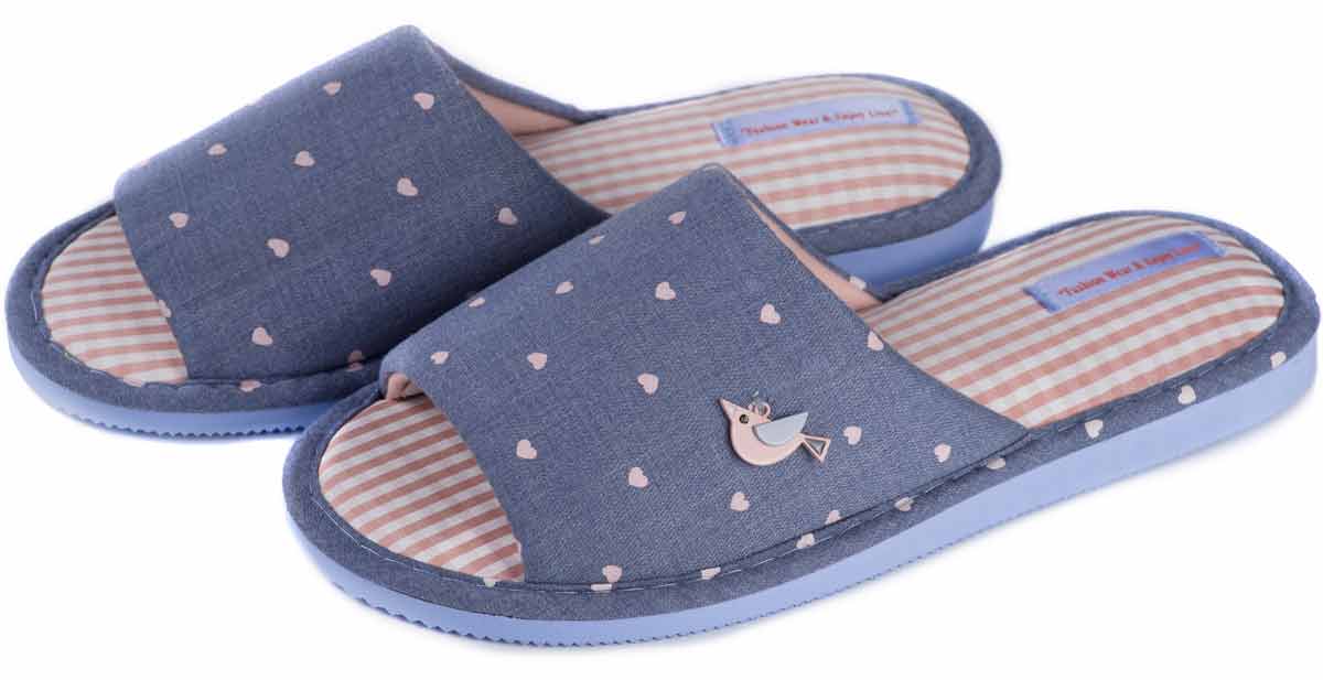 

Комнатные тапочки Twins Твинс женские HS джинс р.40 (3535)