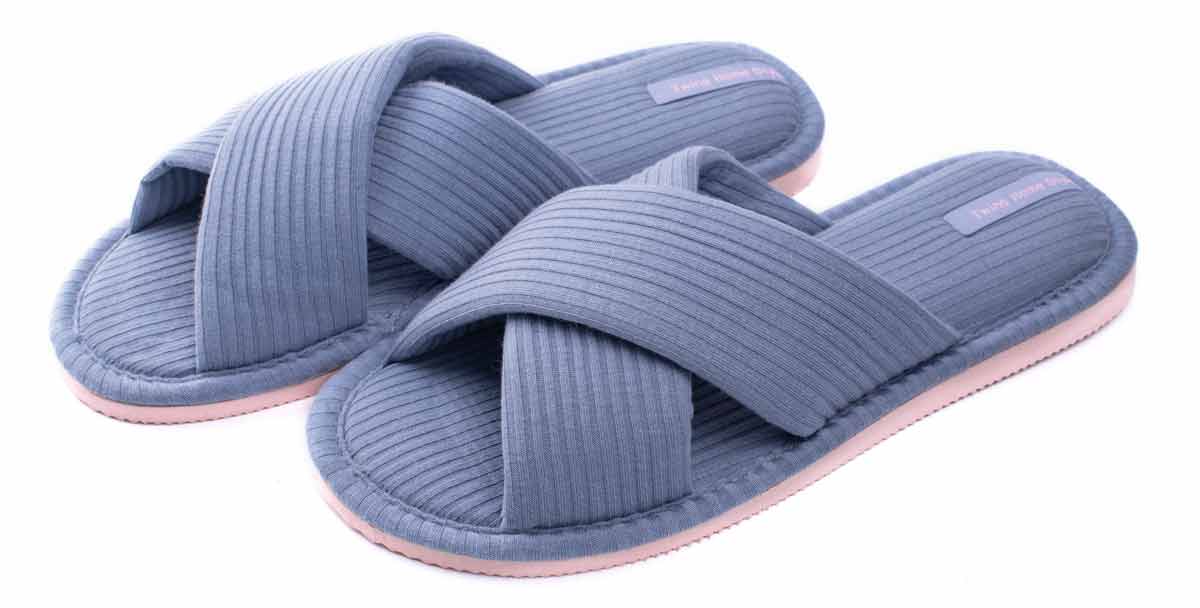 

Комнатные тапочки Twins Твинс женские HS-VL перекрест, синие, р.40 (5571)