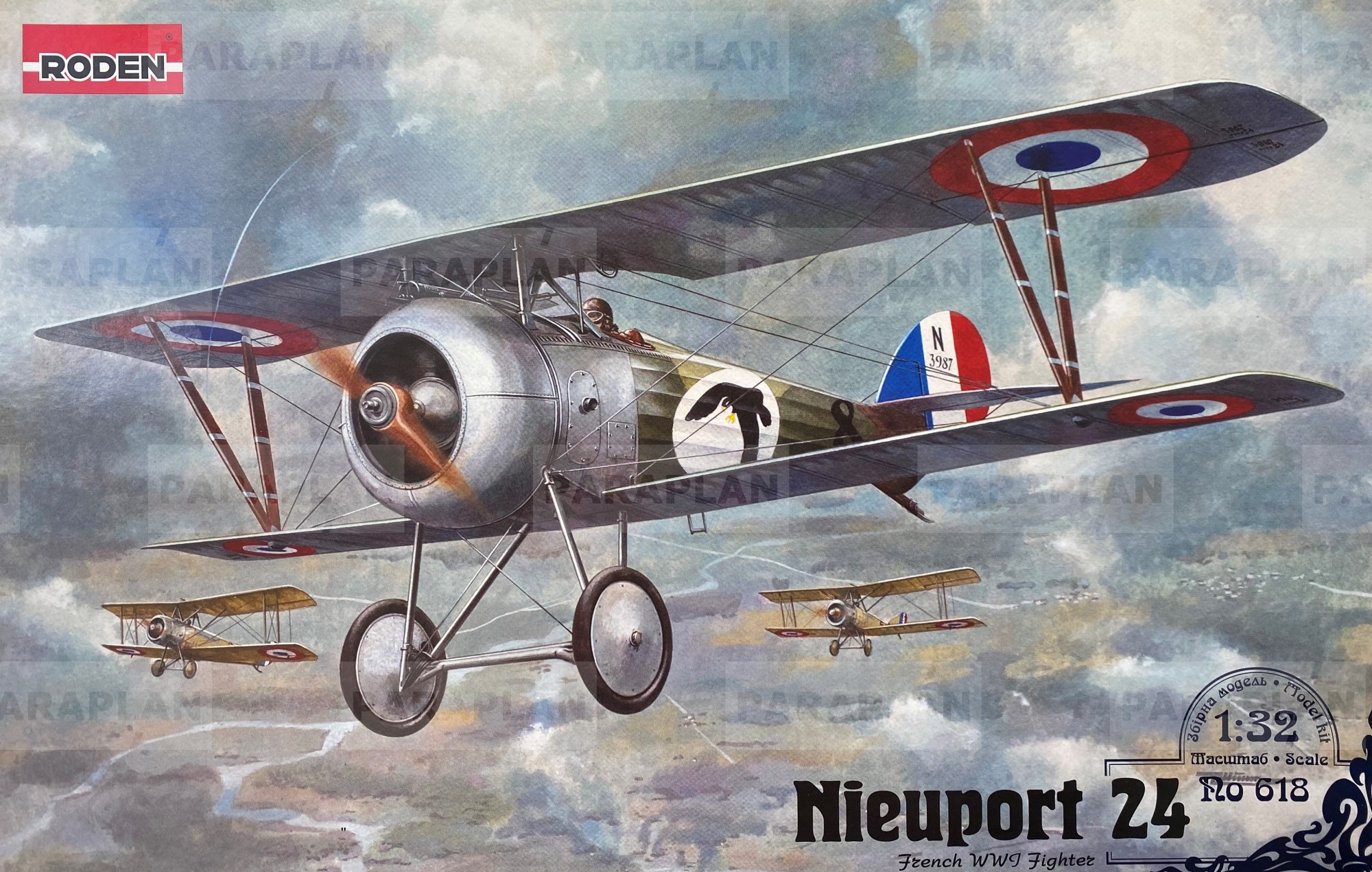 

Сборная модель RODEN 618 самолета Nieuport 24