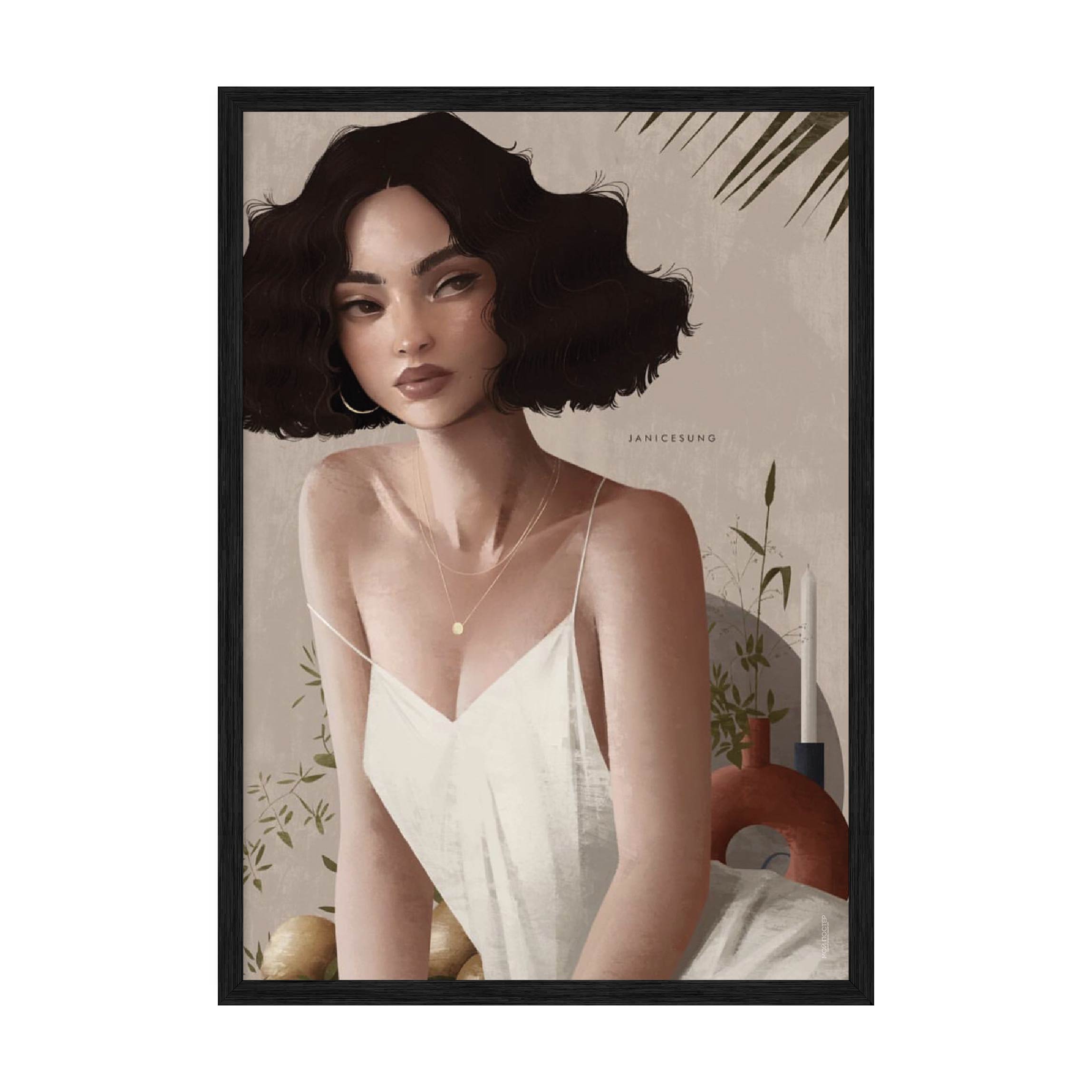 

Постер "Girl vol 15" без стекла 59.6 x 84 см в чёрной рамке