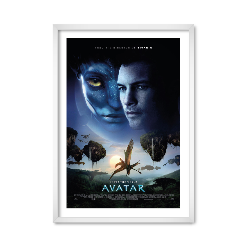 

Постер "Аватар" с антибликовым стеклом 42 x 59.4 см в белой рамке