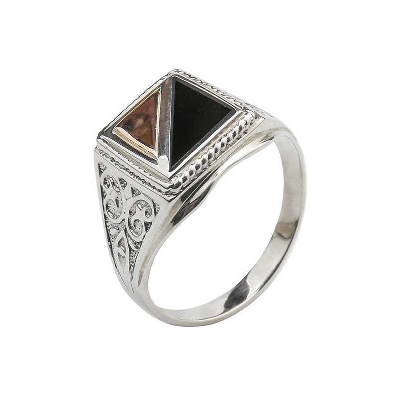 

Мужское серебряное кольцо 128з-7, 21.5 размер