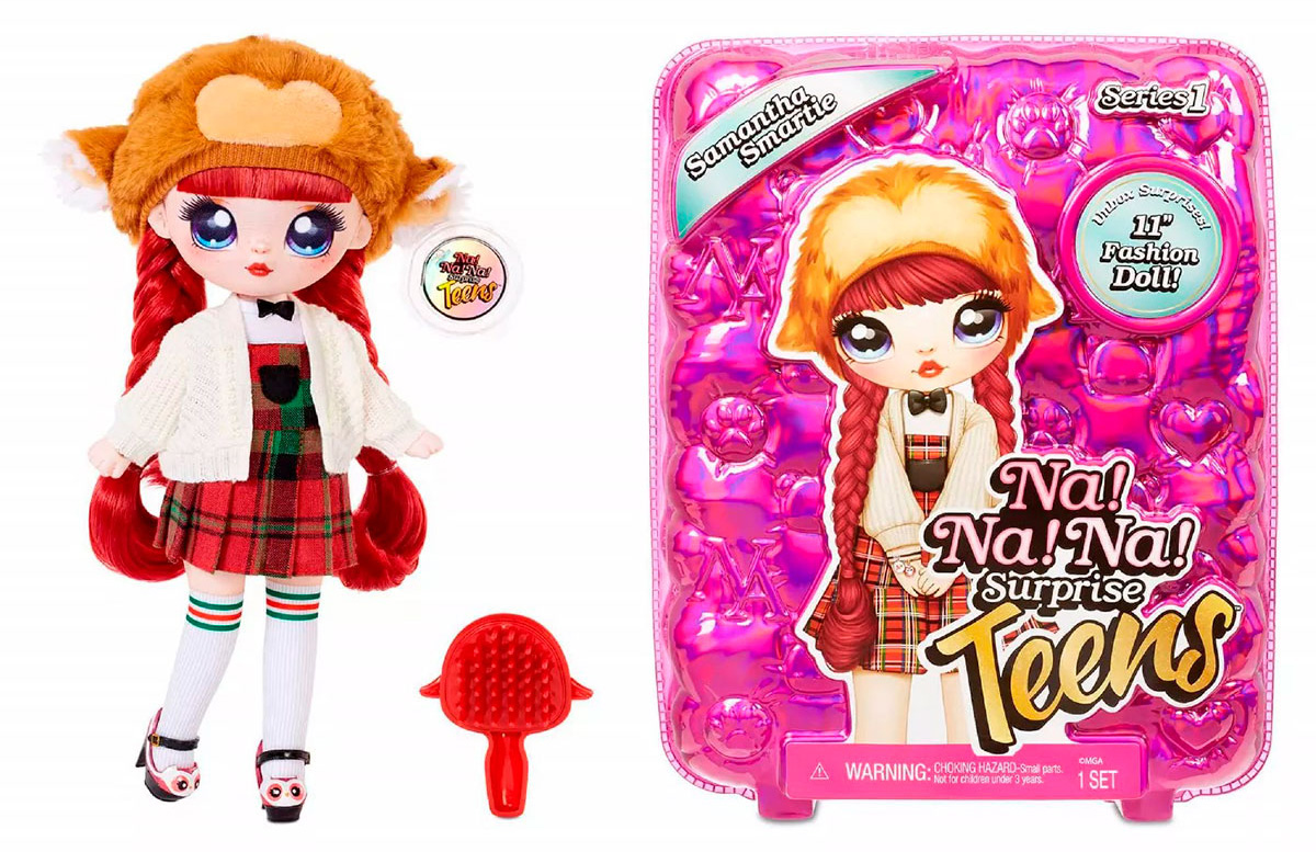 

Игровой набор с куклой Na! Na! Na! Surprise серии Teens Саманта Смарти (573876)
