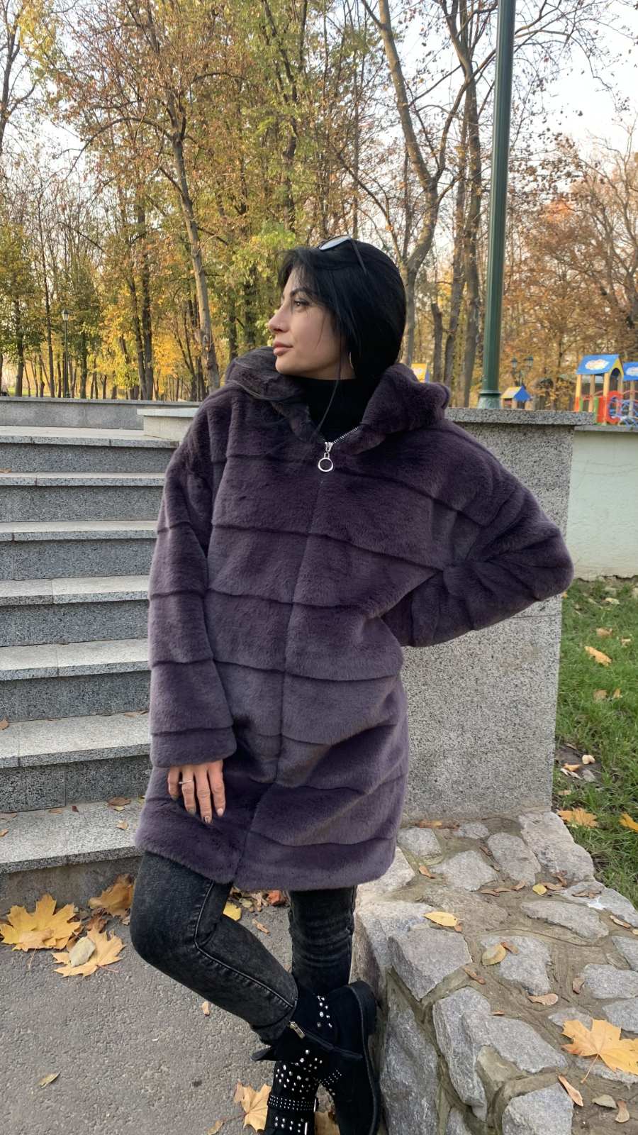 

Fashions • Шуба Lydia Fashions 46 сирень (№026к)