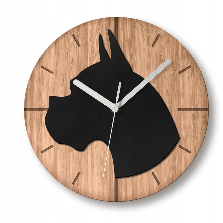 

Настенные часы деревянные DECOTIA Lovely Dogs Bamboo
