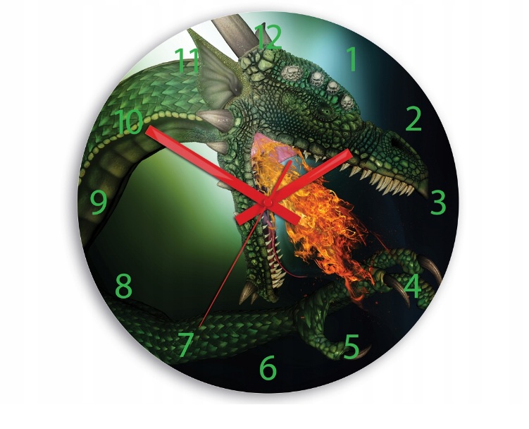 

Настенные часы деревянные для детской комнаты Modern Clock Dragon
