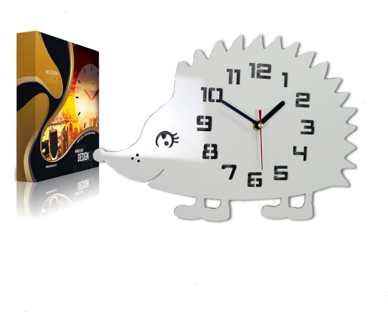 

Настенные часы Modern Clock для детской комнаты Ежик