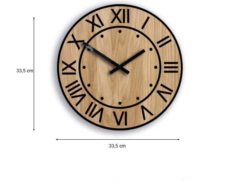 

Настенные часы Modern Clock Artur Wood Wall Clock
