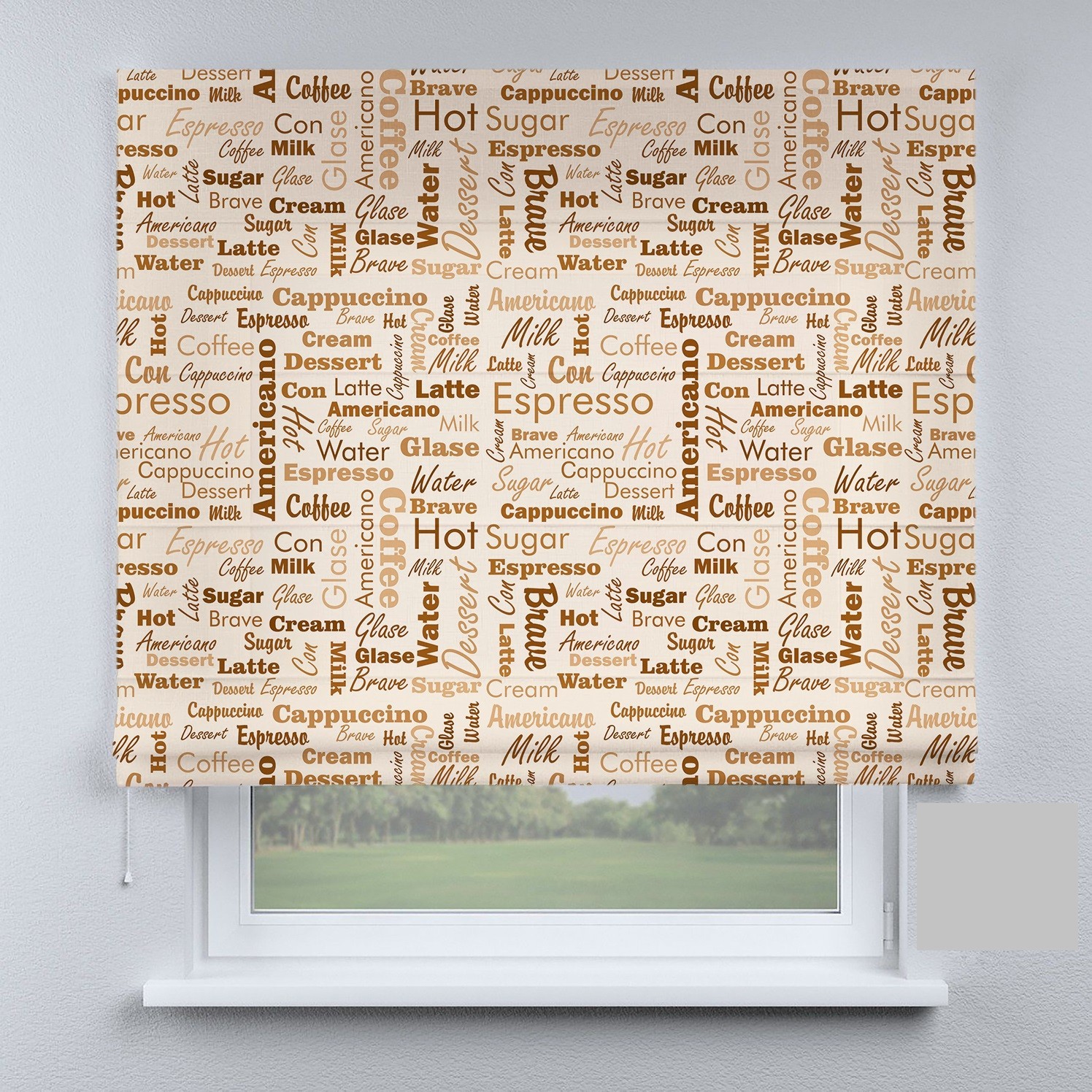 

Римские шторы DECOLIV американо коричневый 280*170 см