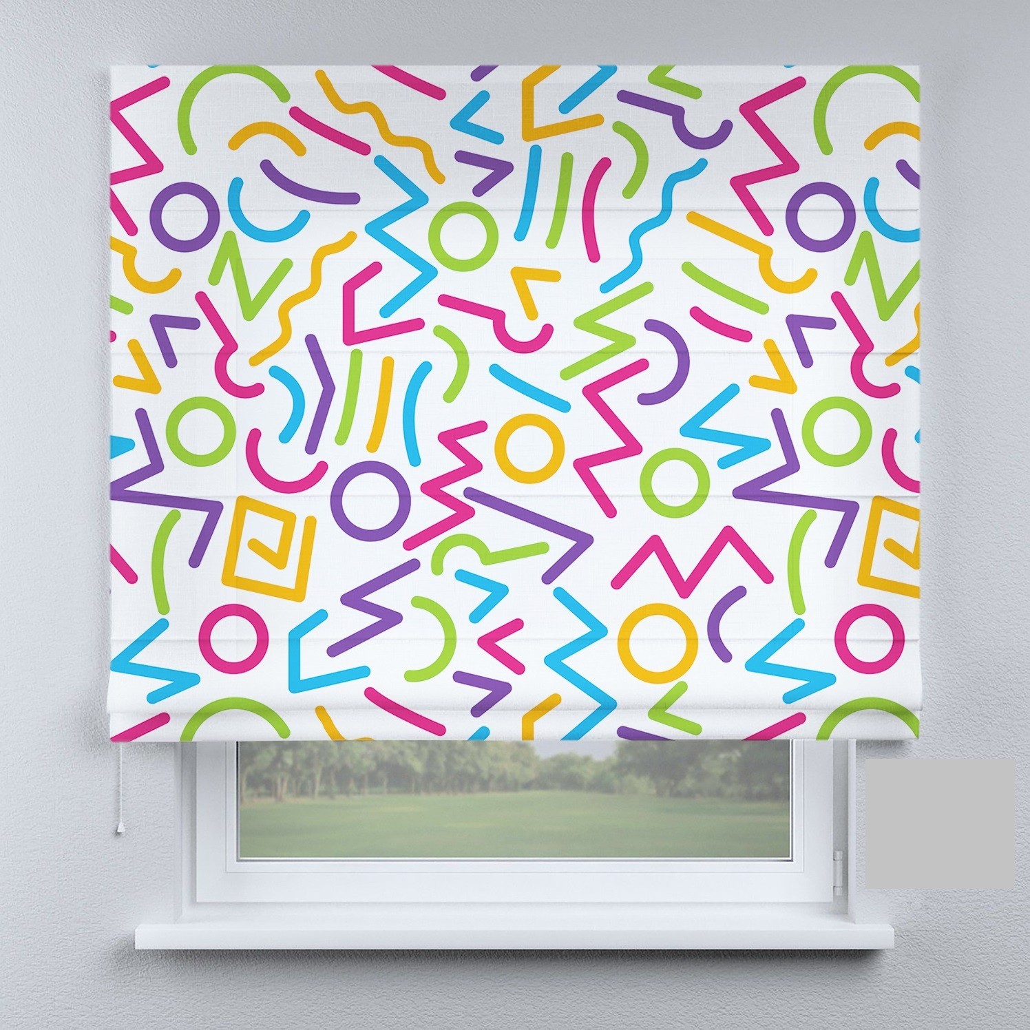 

Римские шторы DECOLIV алфавит детский 130*170 см