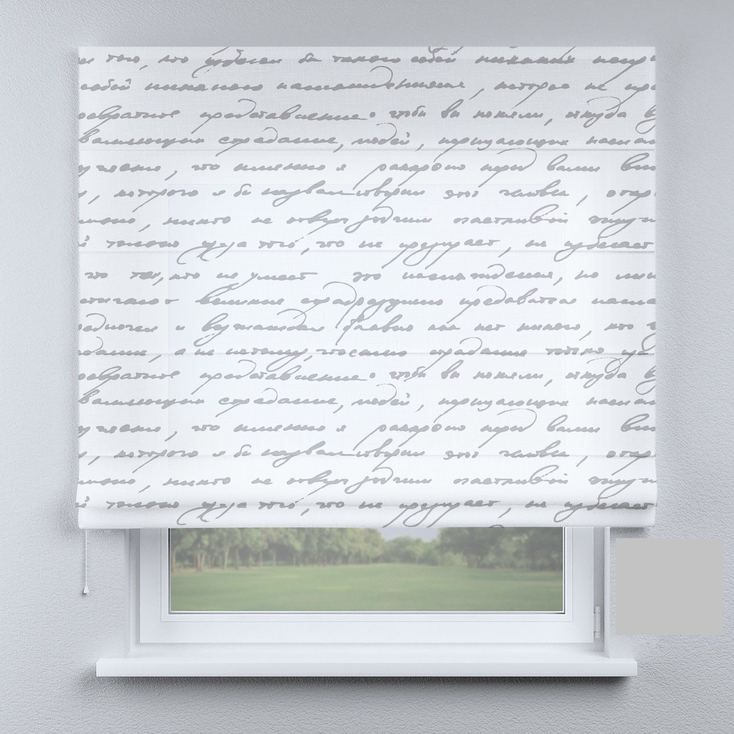 

Римские шторы DECOLIV письмо светло-серое 40*170 см