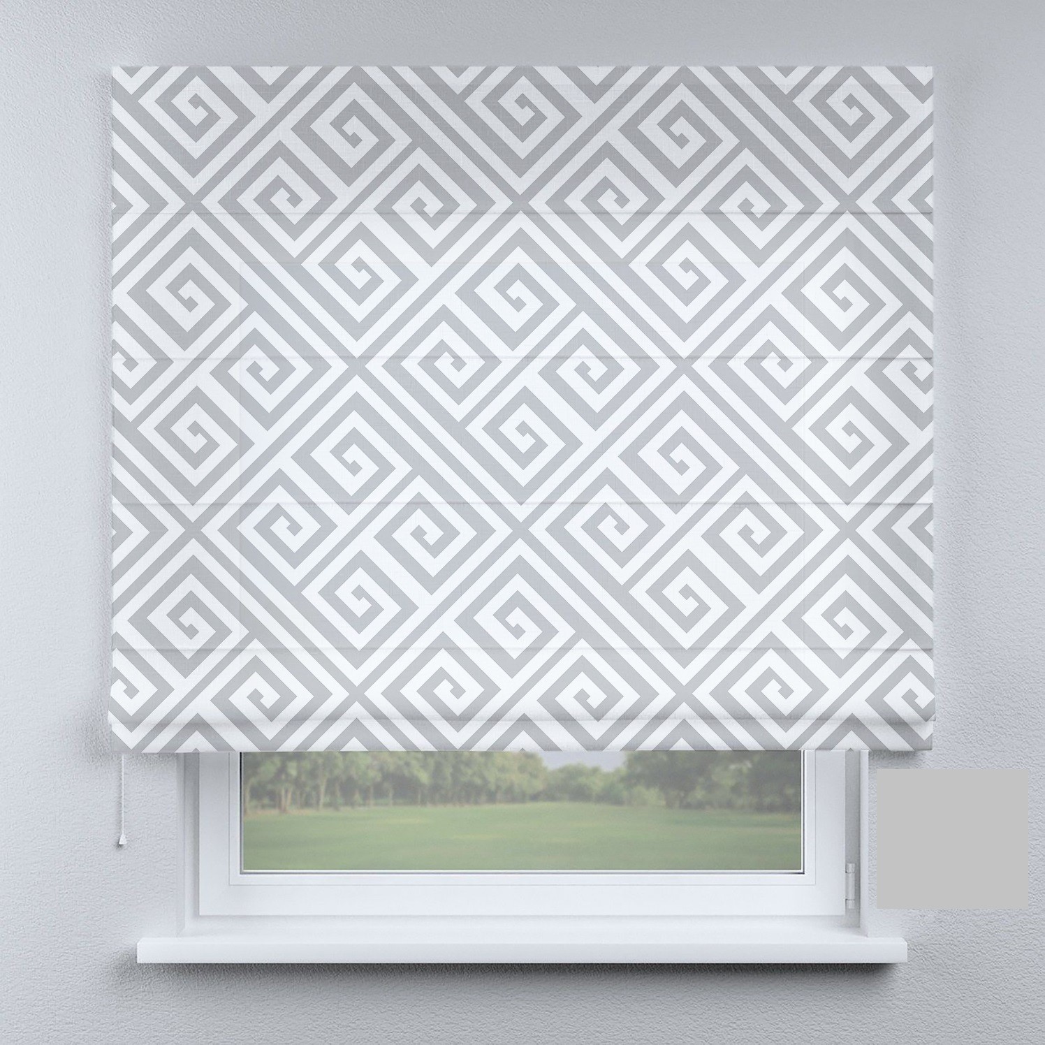 

Римские шторы DECOLIV узоры серые 100*170 см