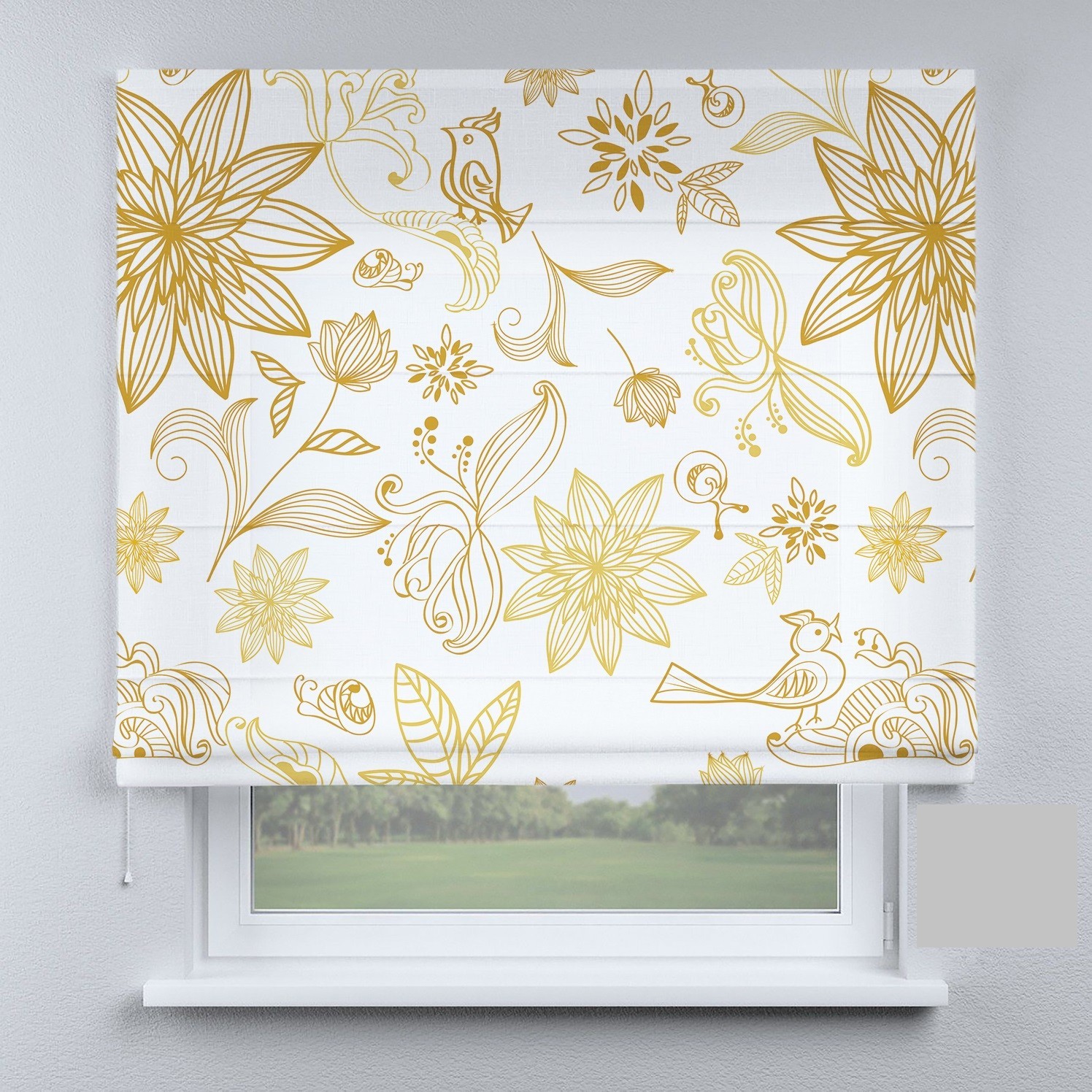 

Римские шторы DECOLIV золотистый прованс 160*170 см