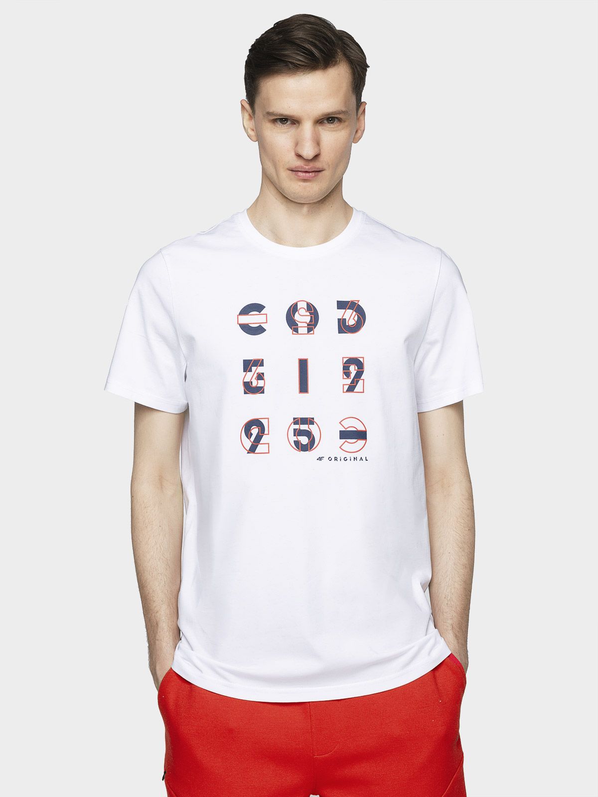 

Футболка 4F H4L21-TSM018-10S M White