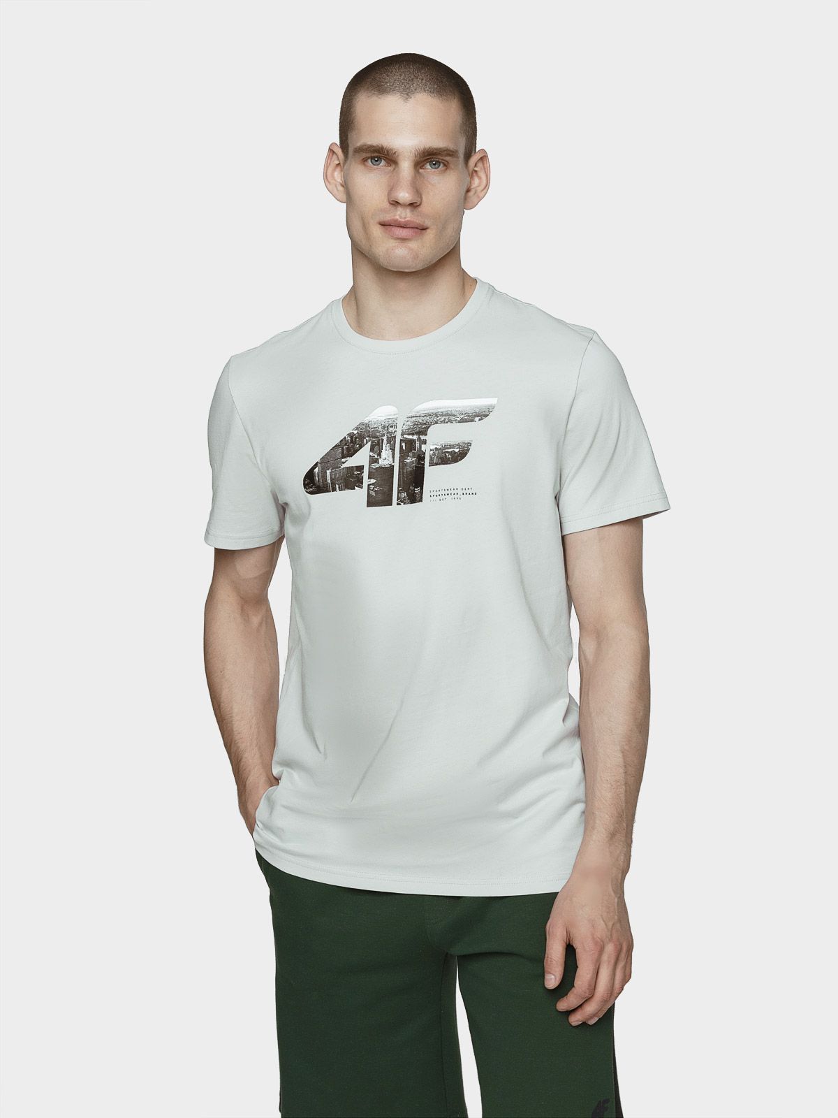 

Футболка 4F H4L21-TSM024-27S XL Cold Light Grey