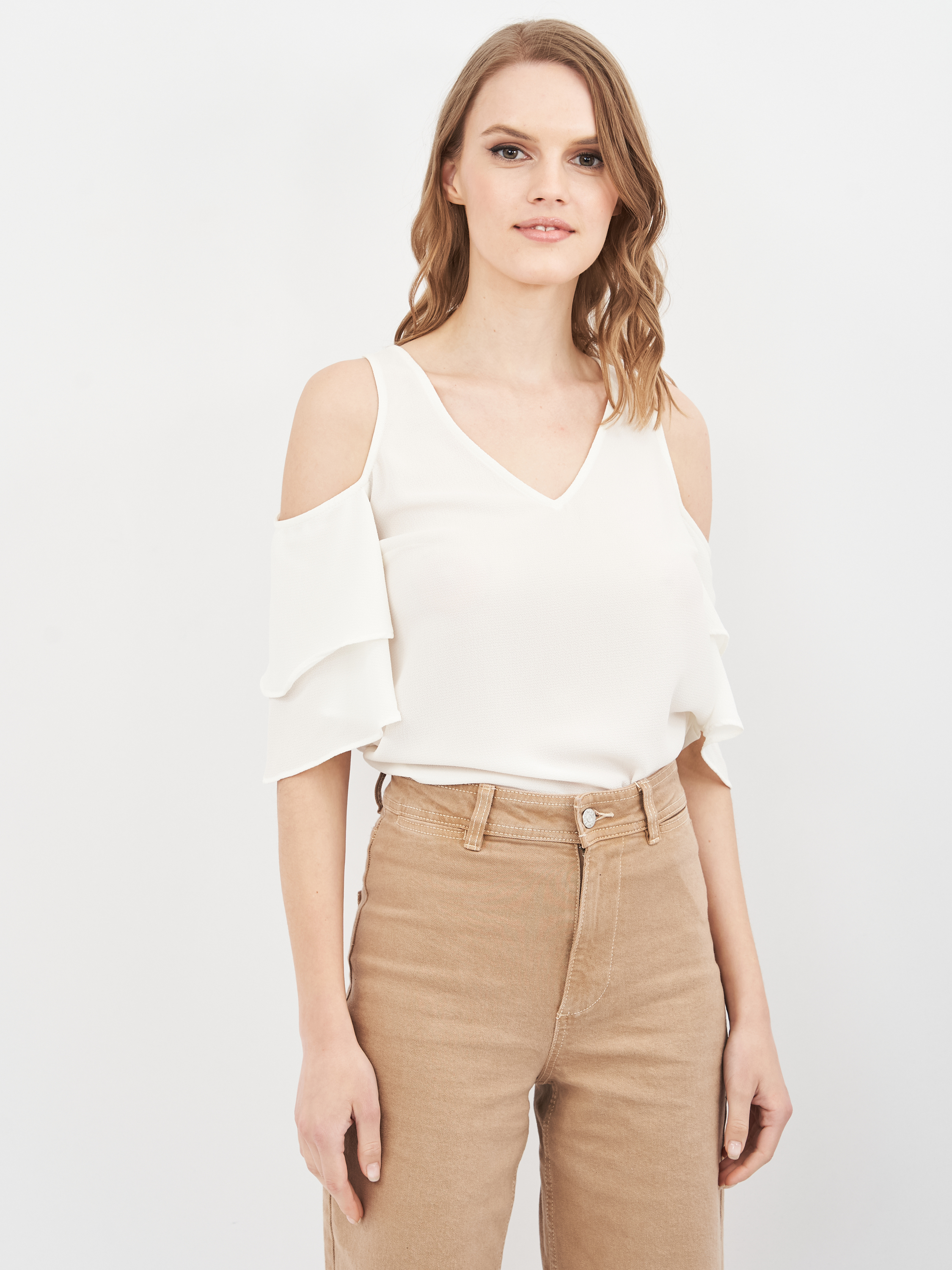 

Блузка Koton 8KAK68445PW-001  Off White, Блузка Koton 8KAK68445PW-001 34 Off White