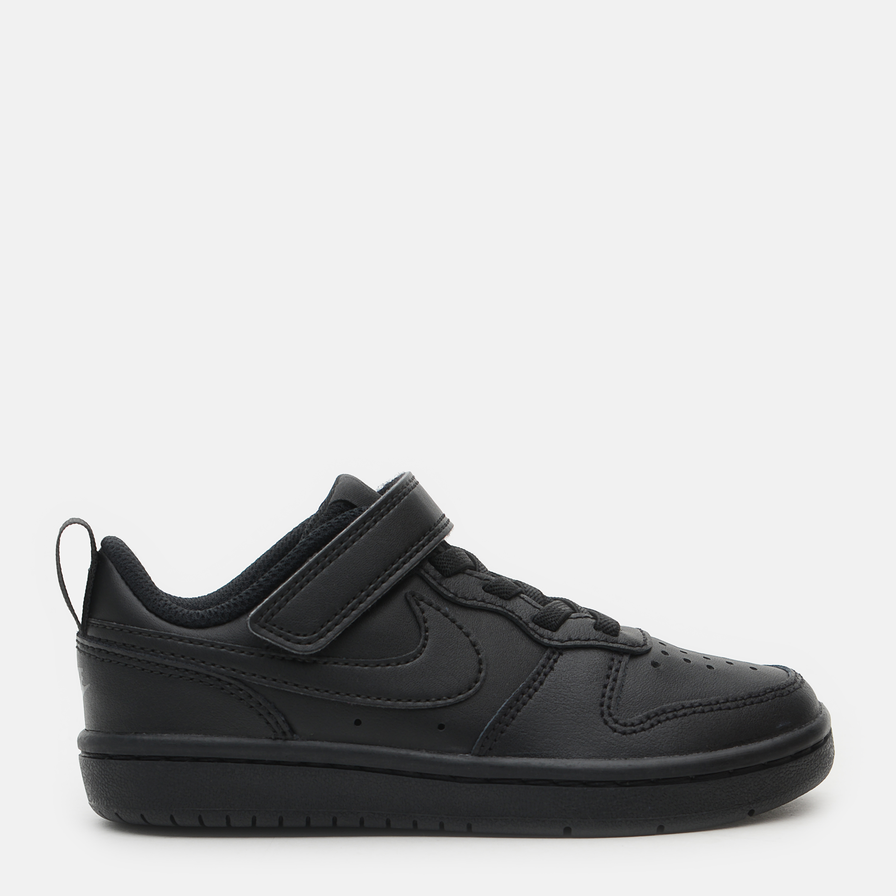 

Кроссовки детские кожаные Nike Court Borough Low 2 (Psv) BQ5451-001 31 (13C) 19 см Черные