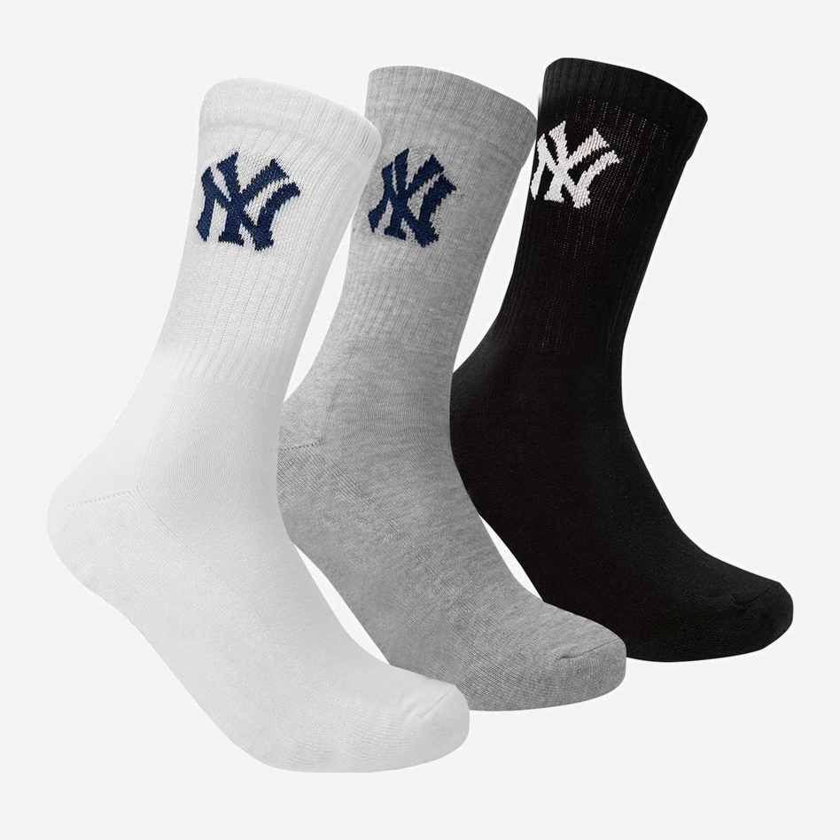 

Носки New York Yankees 3 pk Crew 15100002-1003 - р 3 пары Черный/Белый/Серый, Носки New York Yankees 3 pk Crew 15100002-1003 35-38 р 3 пары Черный/Белый/Серый