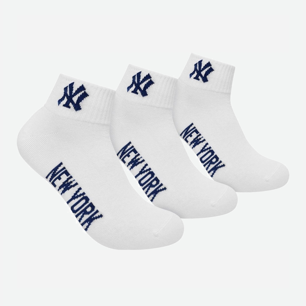 

Носки New York Yankees 3 pk Quarter 15100003-1001 39-42 р 3 пары Белые