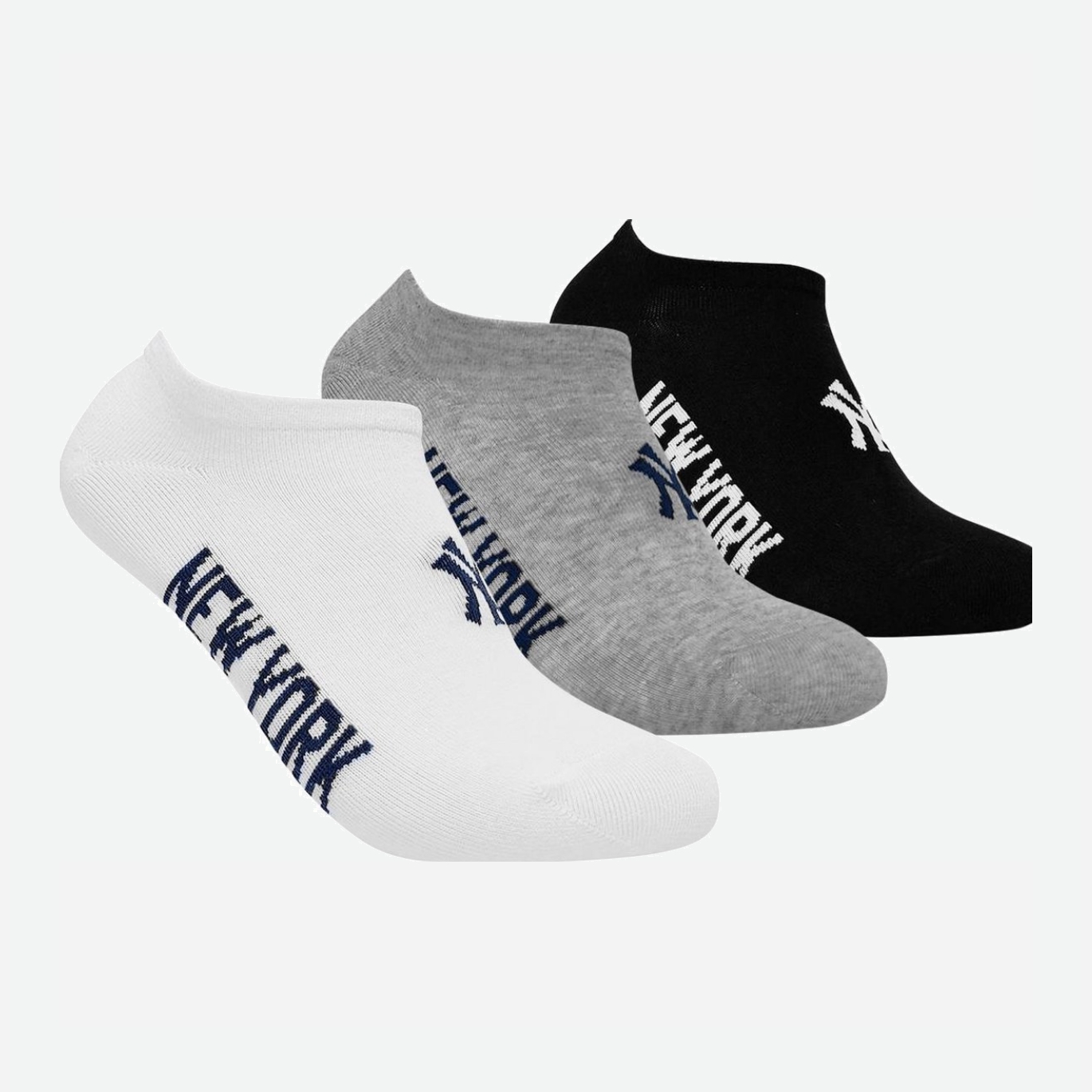 

Носки New York Yankees 3 pk Sneaker 15100004-1003 - р 3 пары Черный/Белый/Серый, Носки New York Yankees 3 pk Sneaker 15100004-1003 35-38 р 3 пары Черный/Белый/Серый