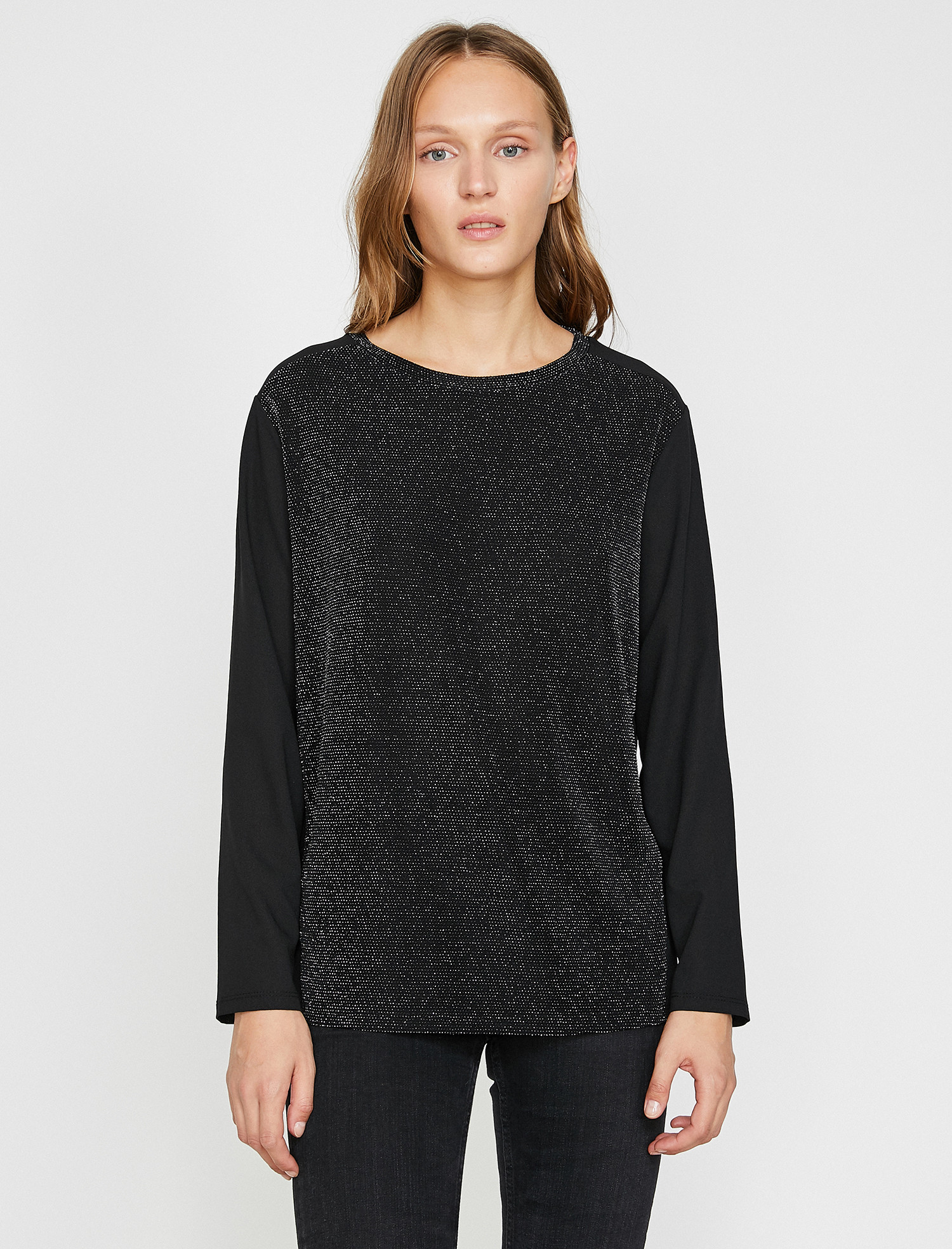 

Лонгслив Koton 0KAK13570EK-999 L Black